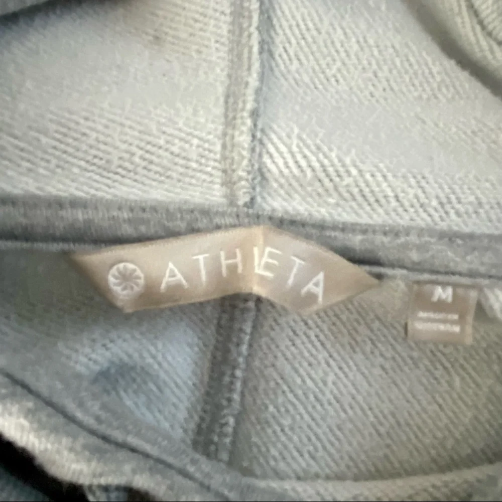Athleta Incline Hoodie Gray M Super Soft spot - Picture 9 of 9